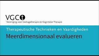 Therapeutische technieken en vaardigheden – Meerdimensionaal evalueren [upl. by Litnahs]