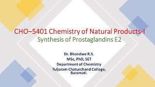 Synthesis of Prostaglandins E2 [upl. by Berliner]