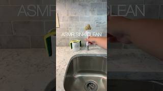 ASMR Kitchen Sink Clean sinkclean asmrkitchen satisfying asmrclean cleaningsounds cleanwithme [upl. by Gottuard]