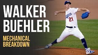 How does Walker Buehler throw 100 MPH  Mechanics Breakdown [upl. by Ennire]