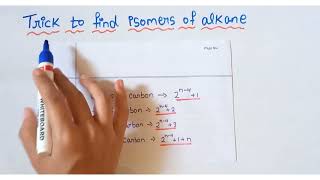 Trick to Find possible isomers of Alkane Hydrocarbon  JEE NEET [upl. by Torruella]