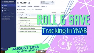 Tracking Savings Challenge in YNAB Week 4 [upl. by Lexi961]
