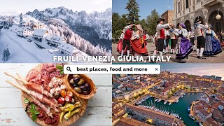 MUST VISIT PLACES and FOODS to try in FRIULIVENEZIA GIULIA ITALY Travel Ideas [upl. by Glaser]