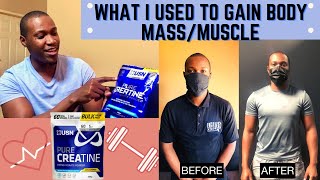 USING CREATINE FOR MUSCLE GAINS  Before amp After Results  Review USN Creatine Monohydrate [upl. by Bradford]