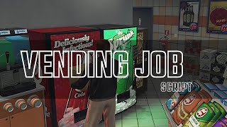 Fivem Vending Job Script Inspired by GTA Online  QBCore Script [upl. by Pietro]