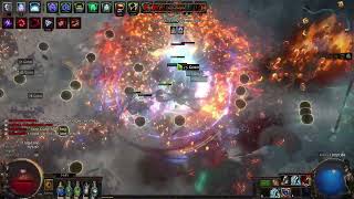 PoE 325  One button Detonate Dead of Chain Reaction build showcase  Titanic Exile  T17 on Budget [upl. by Imugem]