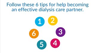 6 Tips for Dialysis Care Partners [upl. by Annyrb344]