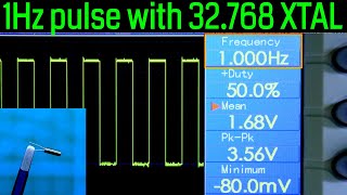 Part 1 How to generate 100 accurate 1Hz clock pulse with crystal oscillator [upl. by Eniluj]