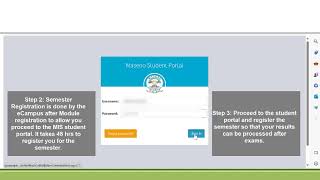 ecampus Module Registration video [upl. by Droc]