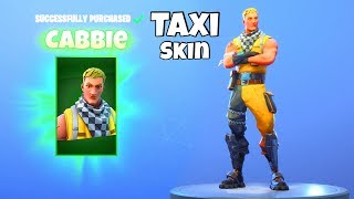 NEW CABBIE SKIN New Item Shop Fortnite Battle Royale [upl. by Lletnohs124]