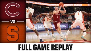 Colgate vs Syracuse Full Game Replay  202425 ACC Men’s Basketball [upl. by Nylikcaj]