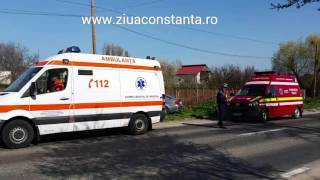 Accident cu două victime la Agigea varianta spre Techirghiol [upl. by Nowed]