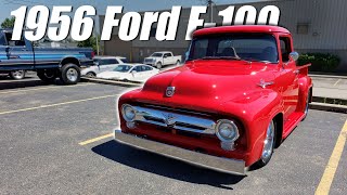 1956 Ford F100 Pickup Restomod For Sale Vanguard Motor Sales [upl. by Nynnahs]