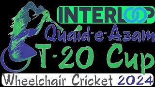 Live  Gailgit Baltistan vs Sindh  INTERLOOP QUAID E AZAM WHEELCHAIR T20 CUP 2024  Crickslab [upl. by Yxor]