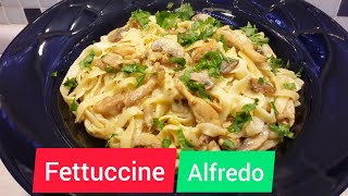 FETTUCCİNE ALFREDO NASIL YAPILIR  TAVUKLU KREMALI MAKARNA TARİFİ [upl. by Deedahs742]