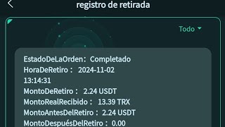RETIRA TRX AL INSTANTE TODOS LOS DIAS NUEVO PROYECTO DE INVERSIÓN PAGANDO AL INSTANTE [upl. by Elconin463]