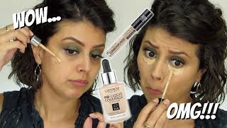 CATRICE COSMETICS FOUNDATION amp CONCEALER  WEAR TEST  REVIEW [upl. by Bouldon]