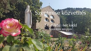 Szentmise közvetítés  24 évközi hét kedd  Bíró László püspök  Szent Imre templom [upl. by Retla]