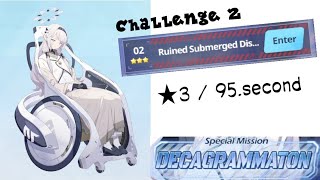 Decagrammaton Challenge 2 under 95s  Blue Archive EN [upl. by Irrej241]