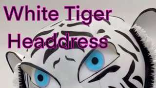 White tiger headdress made by Tentacle Studio [upl. by Ajar]