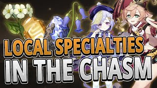 All Local Specialties Locations in The Chasm FAST FARMING GUIDE  Genshin Impact 26 [upl. by Nivar72]