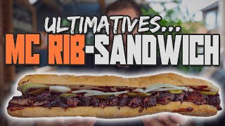 XXL MC RIB Sandwich  belegt mit 1KG SPARERIBS 🤤 [upl. by Ricky523]