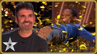 GOLDEN BUZZER is one of the BEST VOICES Simons ever heard  Auditions  BGT 2023 [upl. by Yllah]