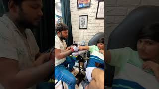 Armband Tattoo Making Short Video 😈😍🔥bandtattoo shortvideo youtubeshorts tattooartist [upl. by Aisercal528]