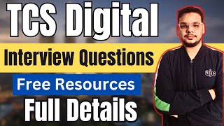 TCS Digital Interview 2024  How to Prepare for TCS Digital Interview  TCS NQT Interview Questions [upl. by Enaelem]