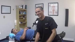 Sciatica painHip pain Gonstead Chiropractor Treatment [upl. by Aivil]