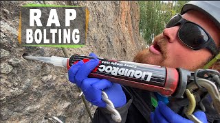 How to Bolt a Sport Climb Top Down  Rap Bolting [upl. by Rosner]