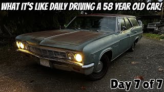 Day 7  What a week THIS has been dailyvlog americanmuscle impala classiccars [upl. by Enicul10]