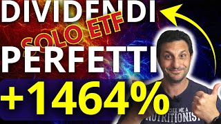 PORTAFOGLIO ETF DA DIVIDENDI PERFETTO SOLO 10 ETF  GAIN 1452  YIELD 24 [upl. by Drugi]