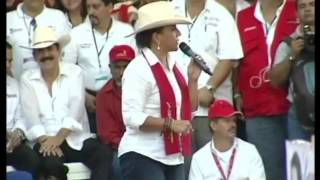 Xiomara Castro cierra campaña en San Pedro Sula Cortés [upl. by Neerbas]