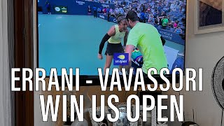 ERRANI  VAVASSORI  WIN US OPEN [upl. by Ailemak390]