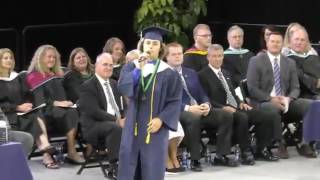 Student  JonPaul “ JP “ Wallace  Sings quot 7 Years Old quot At His Graduation [upl. by Yanetruoc]