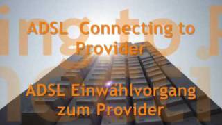 ADSL Modem Sound Provider Connection [upl. by Kcirddor]