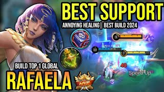 RAFAELA BEST BUILD 2024  BUILD TOP 1 GLOBAL RAFAELA GAMEPLAY  MOBILE LEGENDS✓ [upl. by Salli]