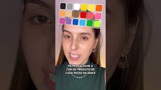 FILTRO ESCOLHE A COR DO PRODUTO DE MAKE 😨 querem parte 2 maquiagem desafiomake [upl. by Melonie676]