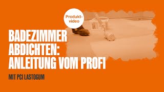 Badezimmer abdichten Anleitung vom Profi [upl. by Aneliram]