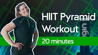 Full Body HIIT with Natalie  Reverse Pyramid Workout [upl. by Haynor680]