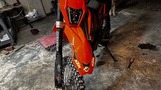 KTM 450 Dirt Bike Low Hours Runs and Rides Awesome For Sale [upl. by Belia]