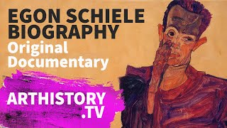 EGON SCHIELE BIOGRAPHY Egon Schiele Visual Artist Official Video [upl. by Ateuqirne]