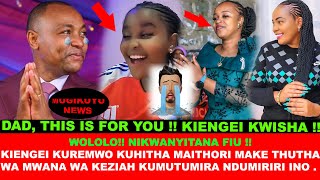 KEZIAHS DAUGHTER SHOCKS MANY AFTER SENDING THIS MESSAGE TO KIENGEIDAD AFTER KWANIKWO URU NI DAMA [upl. by Ahsilam]