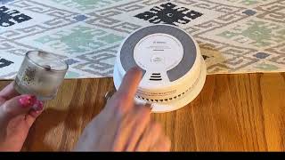 Testing XSense 2in1 Smoke and Carbon Monoxide Detector Alarm [upl. by Akemej600]