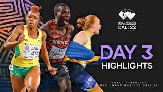 Day 3 Highlights  World Athletics U20 Championships Cali 2022 [upl. by Manchester]