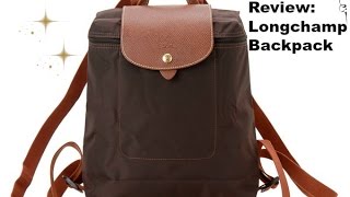 Review Longchamp backpack [upl. by Jacynth]