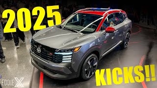 2025 Nissan Kicks Walkaround Interior and Details [upl. by Ahsiuqal]