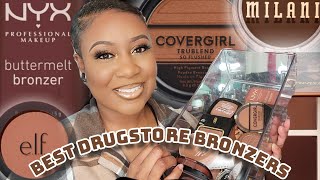 Best Drugstore BRONZERS For Dark Skin 2024 [upl. by Rhiamon]