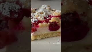 Veganer QuarkStreuselkuchen mit Stachelbeeren shorts [upl. by Vicki]